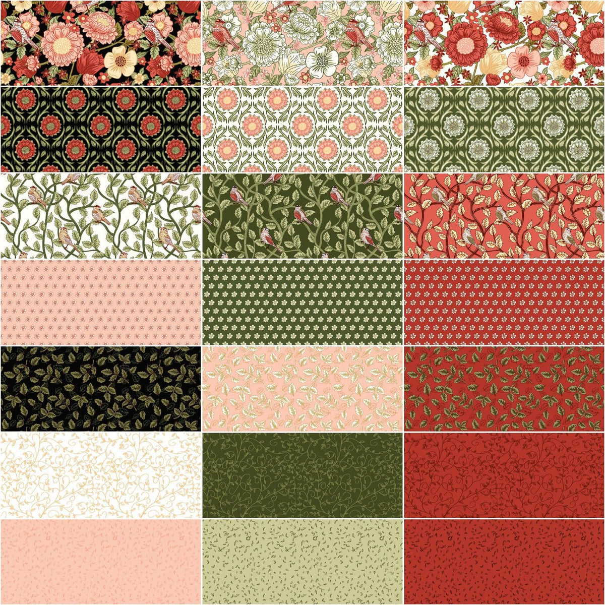 Diane Labombarbe Tangled Garden 5" Stacker 42 5-inch Squares Charm