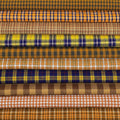 Tatuo 10 Pcs Fall Homespun Plaid Fabric 18 x 22 Inch Precut Squares