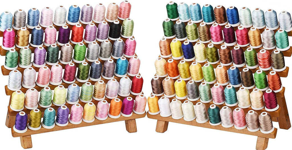 Simthread Value Pack Bundle Add-ons | Madeira 120 Colors Kit & 6 White