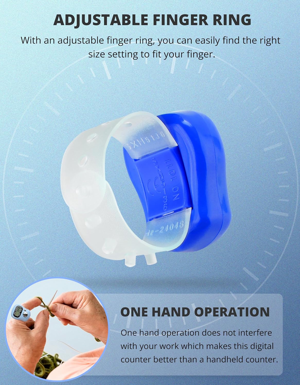 KTRIO Electronic Finger Counter, 5-Digit LCD Number Clicker
