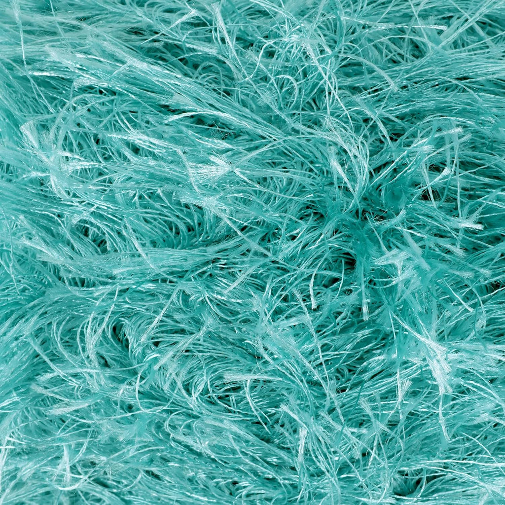 JubileeYarn Feather Whimsy Eyelash Yarn - Teal - 6 Skeins