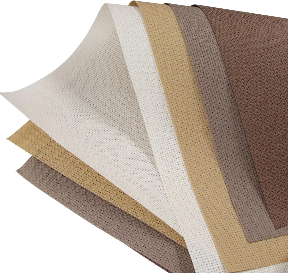 KCS 4 pc of 15" x 18" (38cmx45cm) 14 Count Cotton Aida Cloth Cross