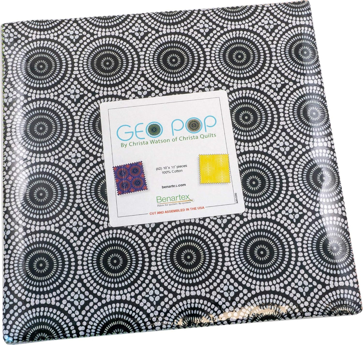 Christa Watson Geo Pop 10X10 Pack 42 10-inch Squares Layer Cake