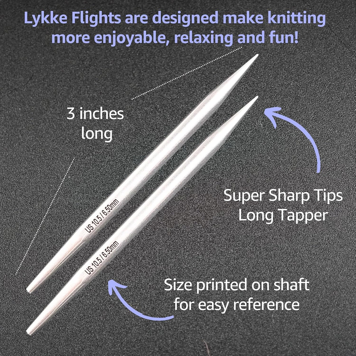 Lykke Flight Lace 3.5-Inch Interchangeable Circular Knitting Needle