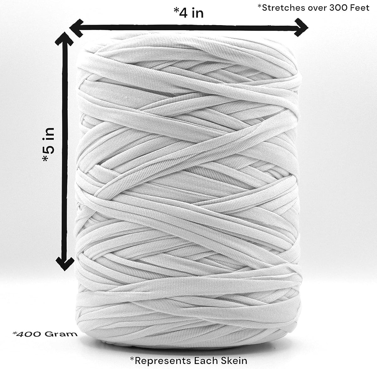 Ann G Premium T-Shirt Yarn, Super Soft Polyester, 300+ Feet, Durable