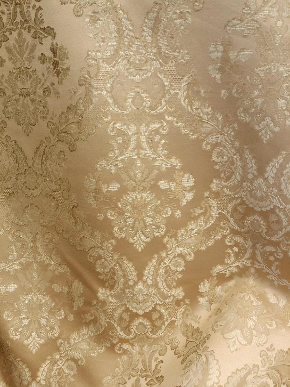 Damask Upholstery and Drapery, Jacquard Fabric, Sold by The Yard,7