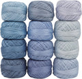 Size 8 Double Mercerized Egyptian Long Staple Cotton Pearl Thread 12