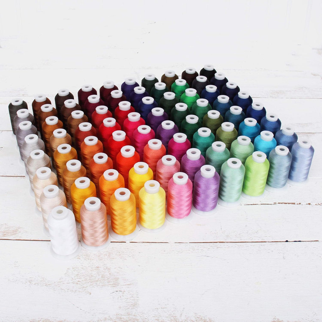 ThreadArt Machine Embroidery Thread, 80 Colors, 1000M, 40WT, Sets A &