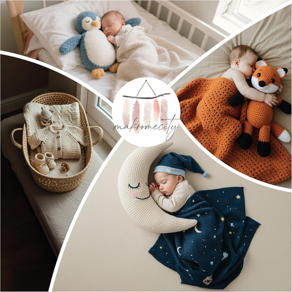 Makromecity Softee Baby Yarn,%100 Premium Anti-Pilling Acrylic