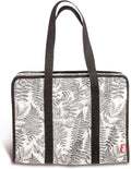 Prym All-in-One Craft Organizer Bag, Monochrome Leaves