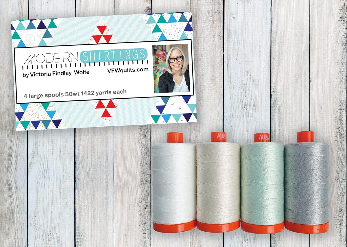 Aurifil USA Modern Shirtings by Victoria Findlay Wolfe 50wt 4 Large