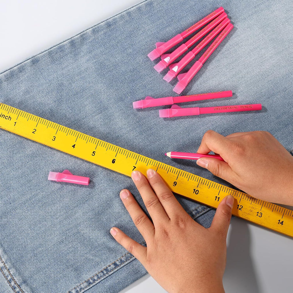 7pcs Fabric Markers for Sewing, Water Soluble Sewing Fabric Pencils