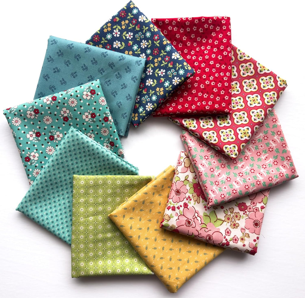 Mercantile Fat Quarter Bundle (10 Pieces) by Lori Holt for Riley Blake