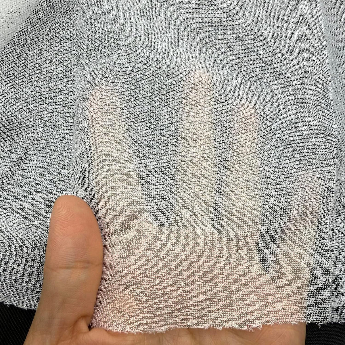 White No Show Mesh Embroidery Stabilizer Backing,150cm*1y Fusible