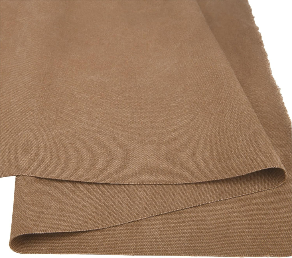 16oz Cotton Canvas Fabric, Nature Duck Fabric Textile Medium Weight