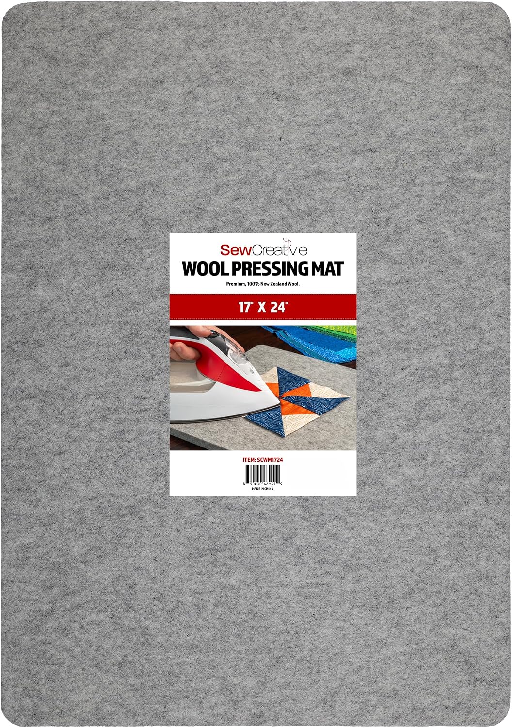 Wool Pressing Mat 17" x 24" - Ironing Pad for Quilting & Sewing