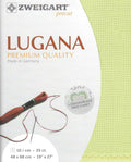 Wizardi Zweigart Lugana 25 Count Evenweave Cross Stitch Fabric - Lime