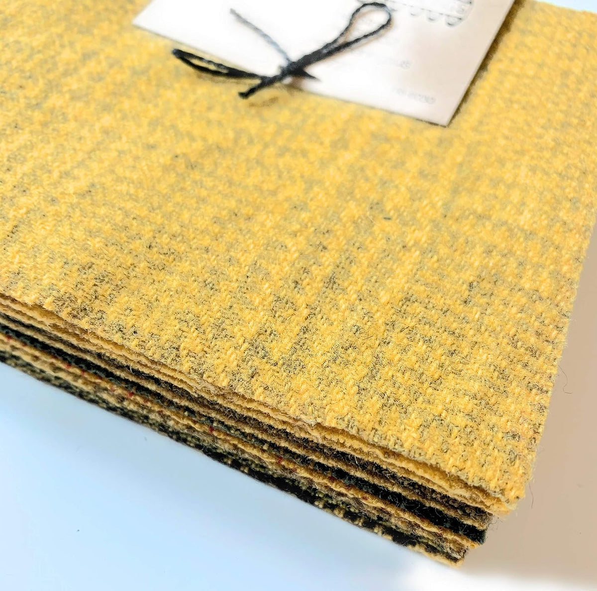 Primitive Gatherings Hand Dyed Wool Goldstar Charm Pack 10 5-inch