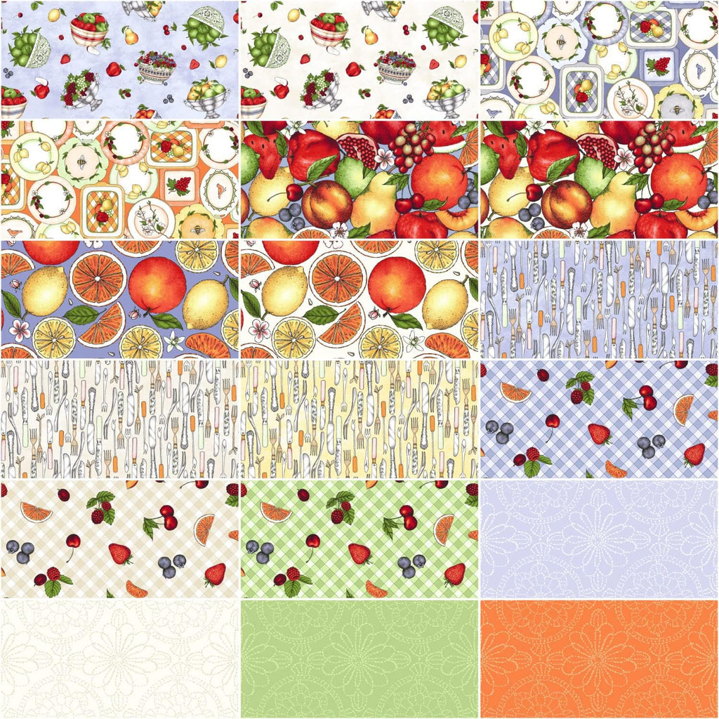 Fat Quarters Fabric Bundles for Quilting - 18 x 22 Inch Precut Squares