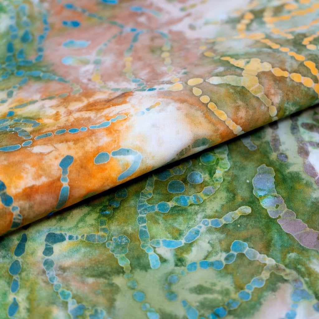 SINGER® Fabrics, 100% Cotton Batik Collection, 42" Wide, Craft & Quilt