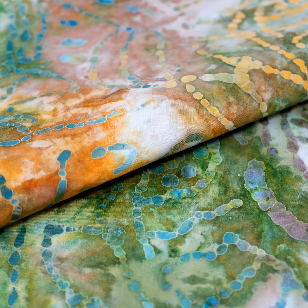 SINGER® Fabrics, 100% Cotton Batik Collection, 42" Wide, Craft & Quilt