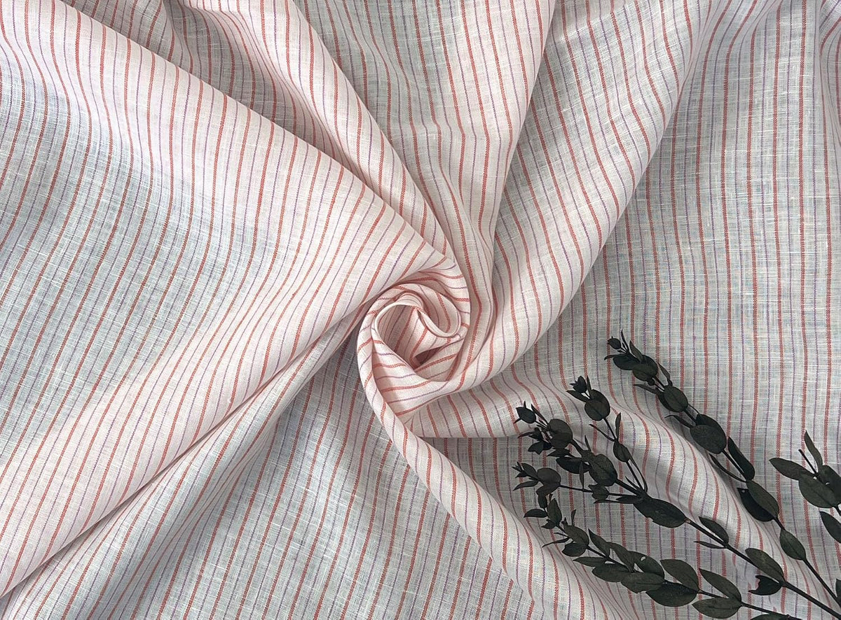 100% Linen Woven Fabric – Pre-Washed Soft Touch – Lightweight Varied