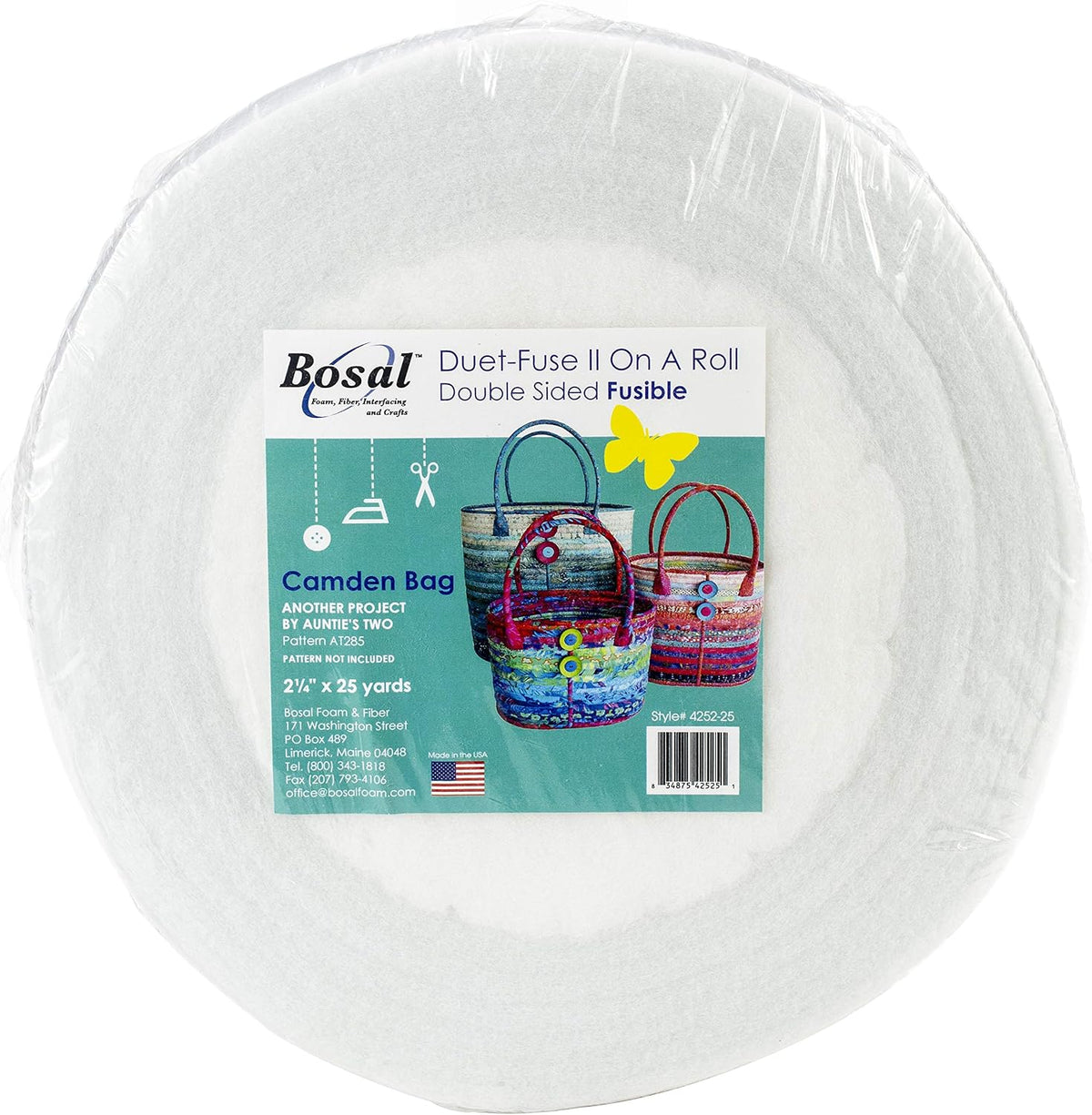Duet Fuse II Double Sided Fusible Batting Camden Bag Precut