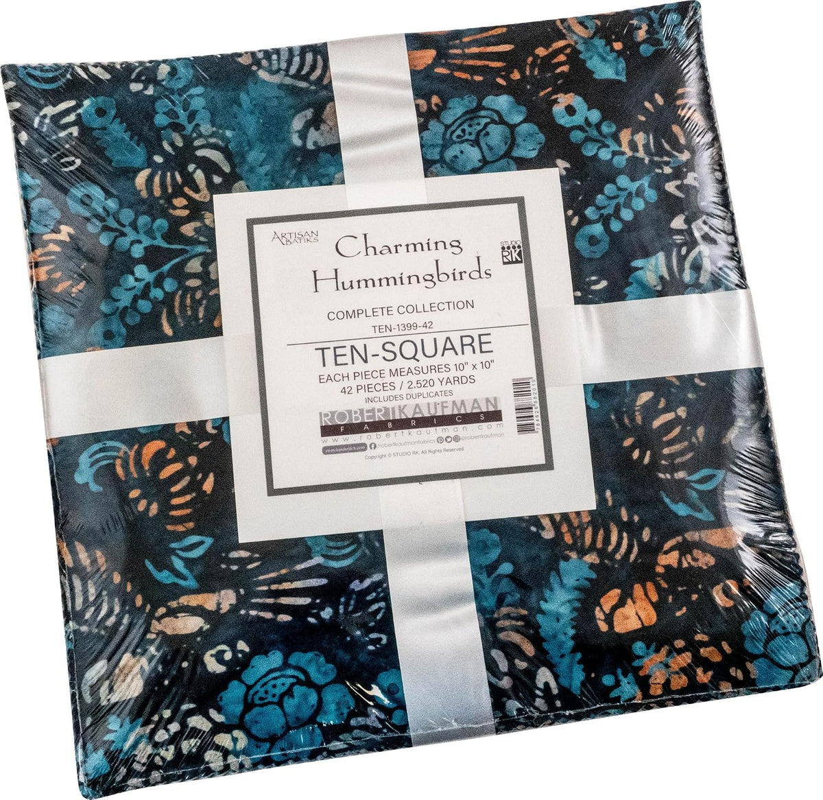 Artisan Batiks Charming Hummingbirds 42 10-inch Squares Layer Cake