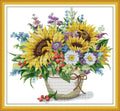 CaptainCrafts Cross Stitch Kits Stamped Cross Stitch Printed 14CT