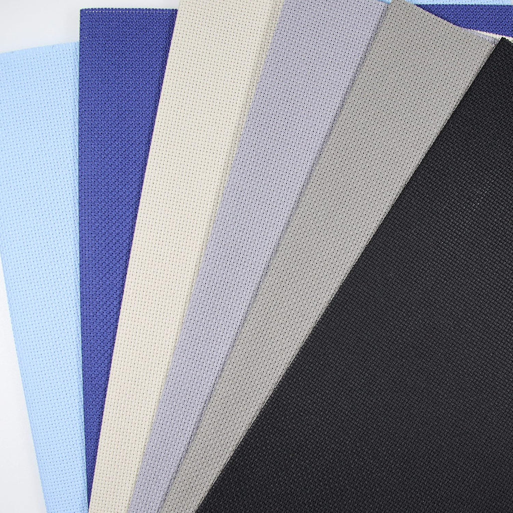 KCS 6 pc of 12" x 18" (30cmx45cm) Counted Cotton Aida Cloth Cross