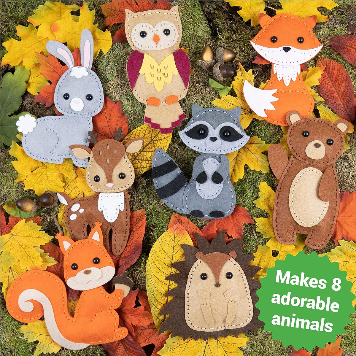 Craftorama Sewing Kit for Kids, Fun and Educational Animal Craft Set