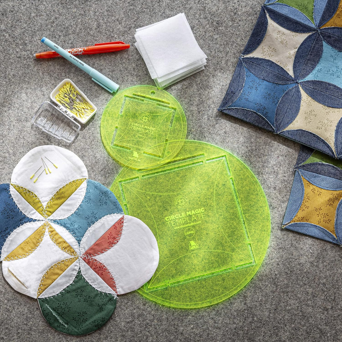 Missouri Star Quilt Circle Template, 5” | Round Acrylic Circle Ruler