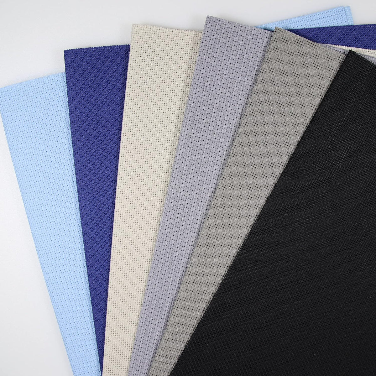 KCS 6 pc of 12" x 18" (30cmx45cm) Counted Cotton Aida Cloth Cross