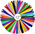 KGS Invisible Zippers for Sewing - 20 Pack 20 Assorted Colors 12 Inch